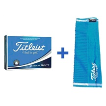 Titleist Tour Soft Golfbälle + HANDTUCH GRATIS