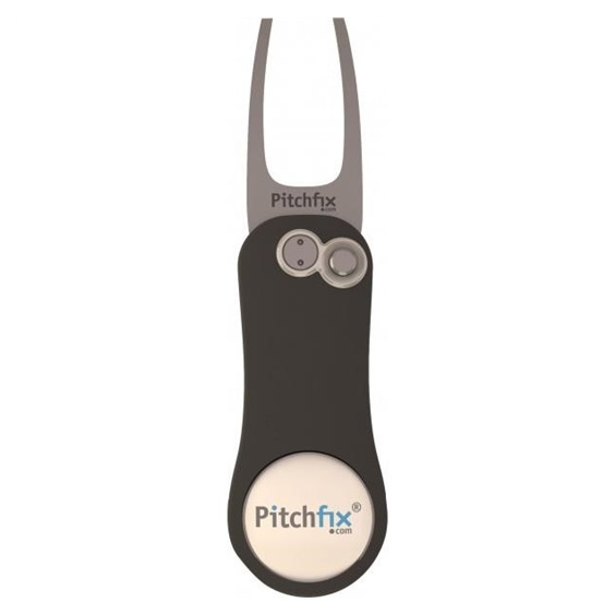 Pitchfix Original 2.0 Funny Mix Pitchgabel mit Ballmarker, gun metal