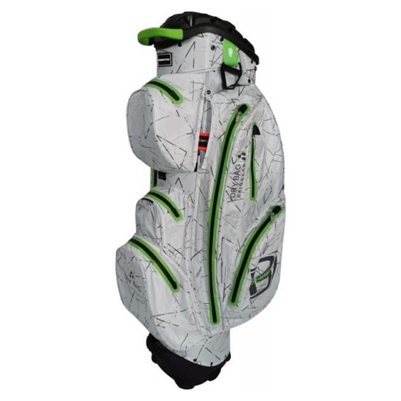 Bennington Sport Quiet Organizer 14 Waterproof Cartbag, silver flash/lime