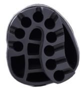 Big Max Aqua Silencio 3 Cartbag, charcoal/black/fuchsia