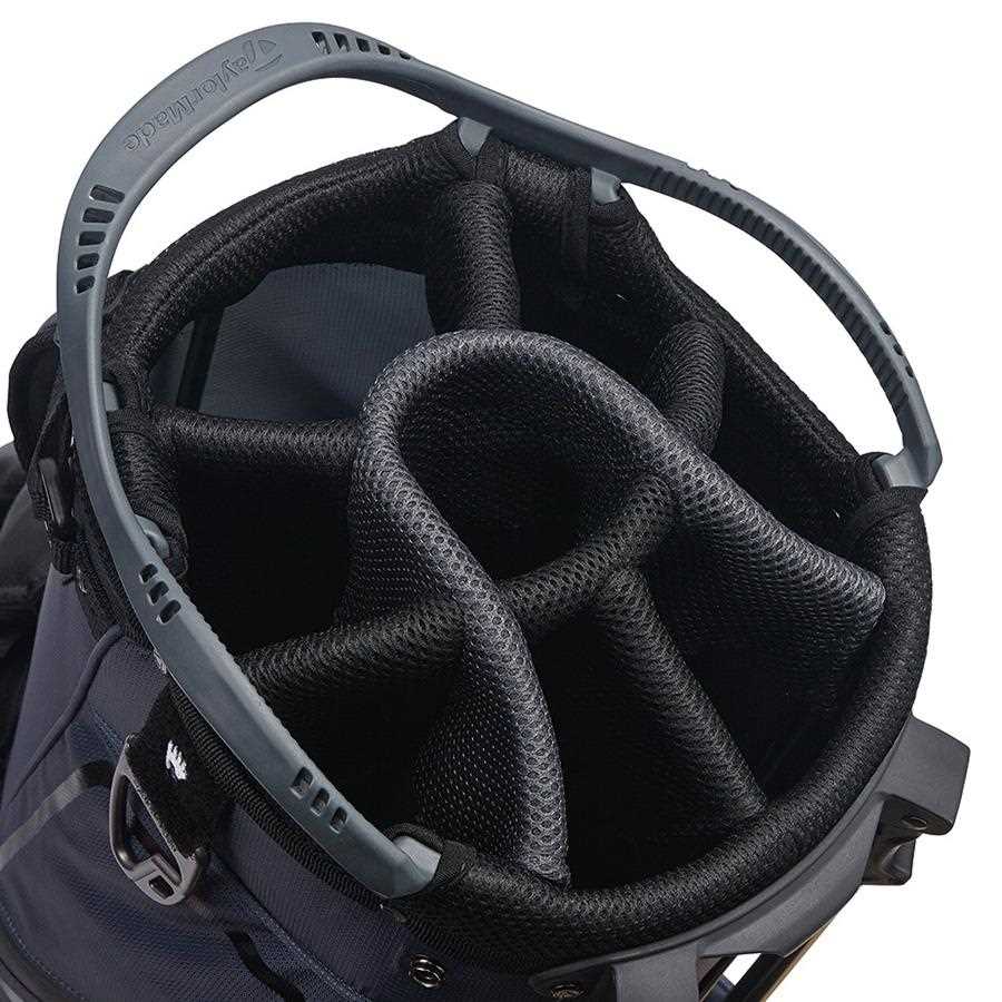 TaylorMade Pro 8.0 Standbag, schwarz/grau