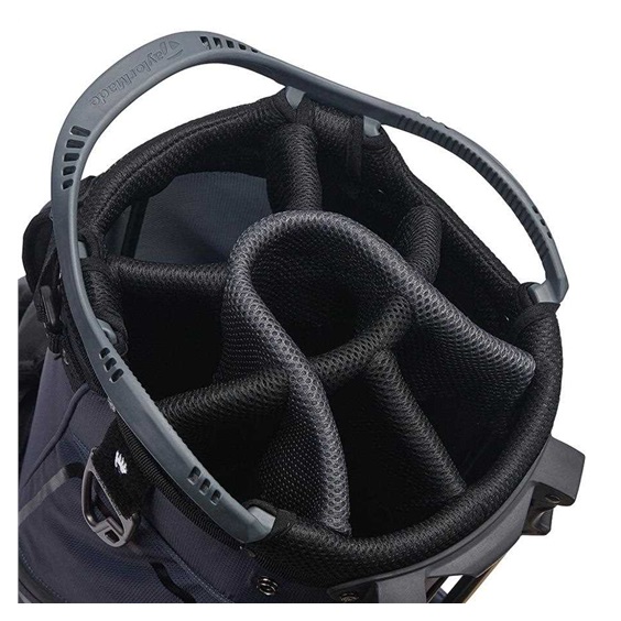 TaylorMade Pro 8.0 Standbag, schwarz/grau