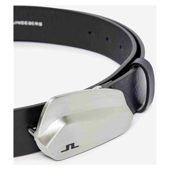 J.Lindeberg Golf Club Leather Herren Gürtel, schwarz