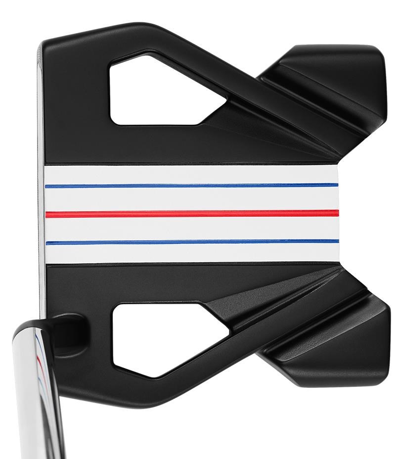 Putter da golf Triple Track Odyssey (mano sinistra, 86,6 cm, grip a pistola e putter blade 2 balls