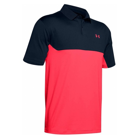 Under Armour Performance 2.0 Colourblock Herren Poloshirt, dunkelblau/beta