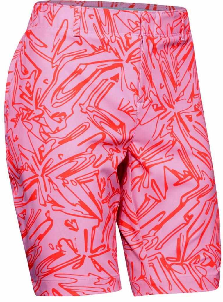 Under Armour Links Printed Damen Golf Shorts, rosa