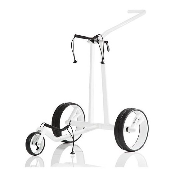 JuCad Phantom 3-rädrig manuell Trolley, weiss