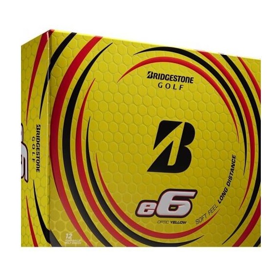 Bridgestone e6 Golfbälle, gelb