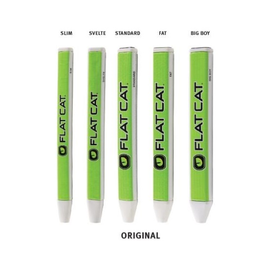 Flat Cat Original Putter Griff Slim, limette
