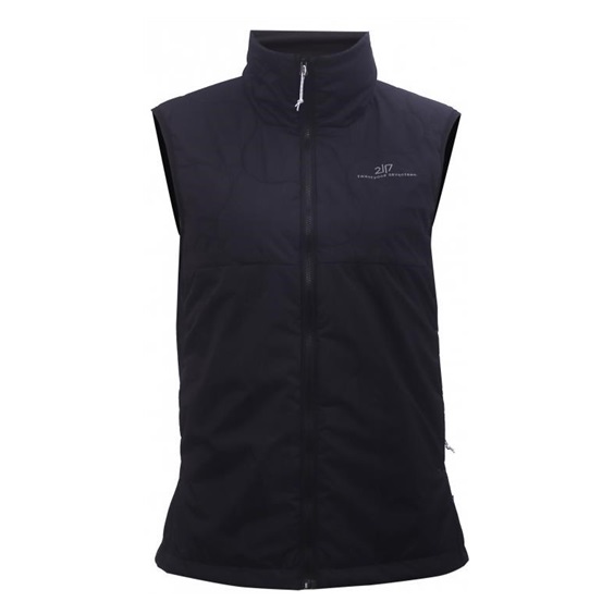 2117 of Sweden Roxtuna hybrid Damen Weste, schwarz
