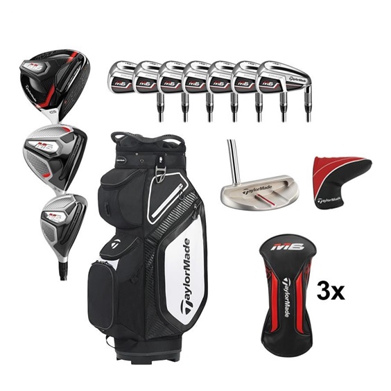 TaylorMade M6 Herren Golfset, graphit