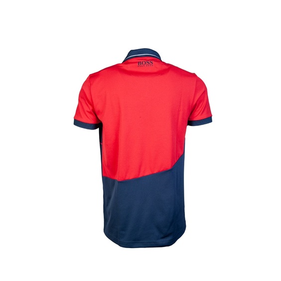 Hugo Boss Herren Poloshirt, rot/blau