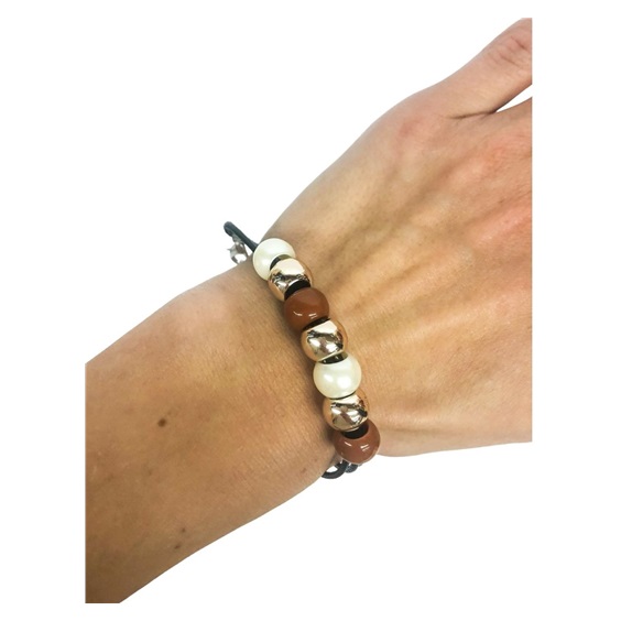 Ostatní Handmade Teraka Armband Typ 016, braun