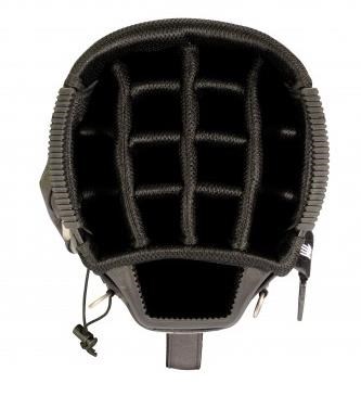 Bennington GRID ORGA Waterproof Cartbag, schwarz/weiss/gold