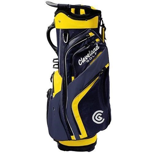 Cleveland Friday 20 Cartbag, dunkelblau/gelb