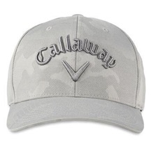 Callaway Camo Jacquard Golf Cap, grau