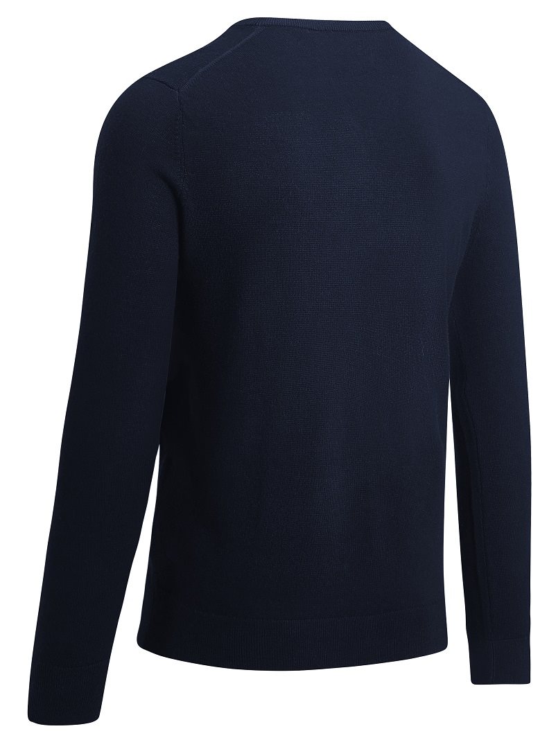 Callaway V-Neck Merino Herren Pullover, dunkelblau