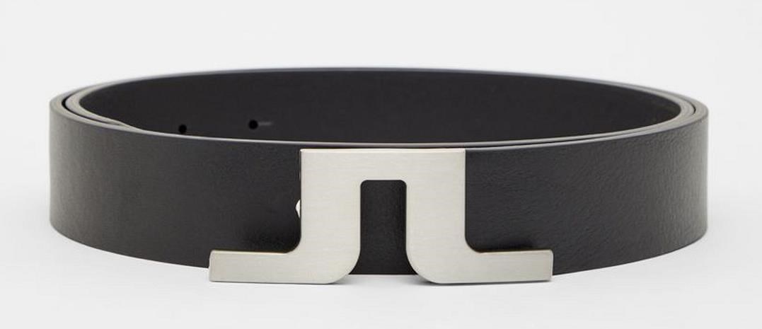 J.Lindeberg Bridger Leather Herren Gürtel, schwarz