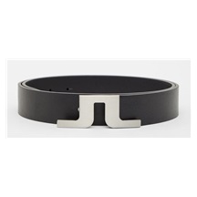 J.Lindeberg Bridger Leather Herren Gürtel, schwarz