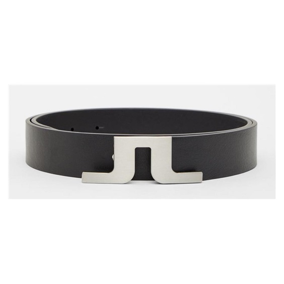 J.Lindeberg Bridger Leather Herren Gürtel, schwarz