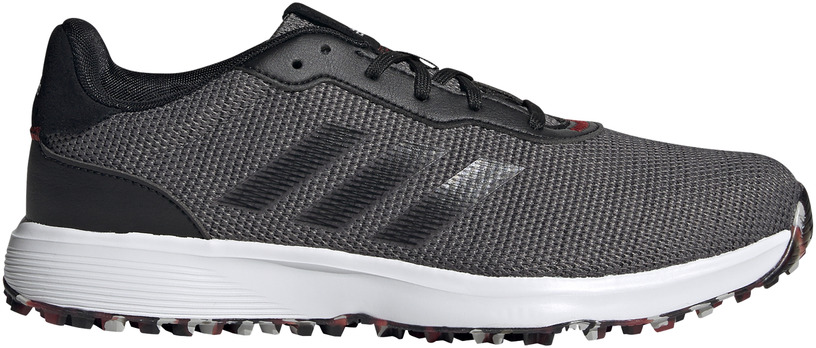 Adidas S2G Herren Golfschuhe, grau/schwarz/rot