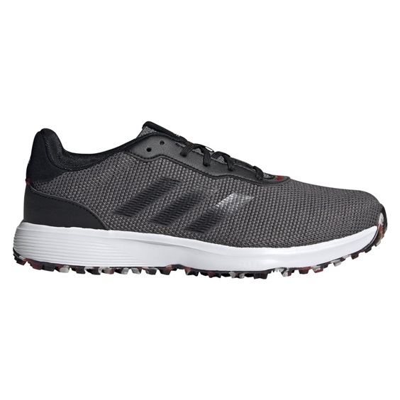 Adidas S2G Herren Golfschuhe, grau/schwarz/rot