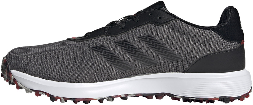 Adidas S2G Herren Golfschuhe, grau/schwarz/rot