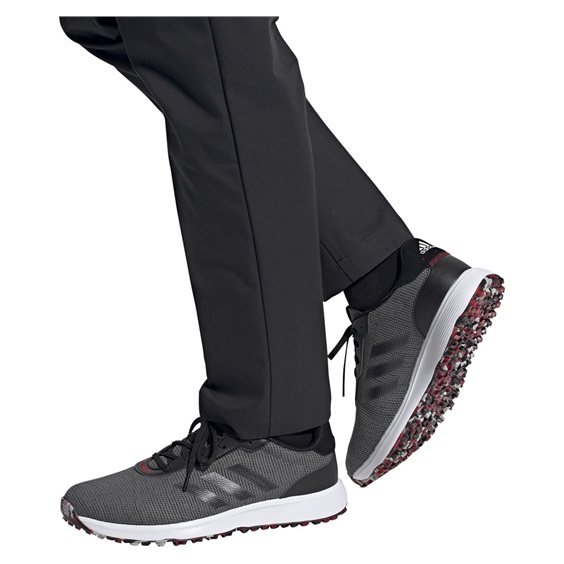 Adidas S2G Herren Golfschuhe, grau/schwarz/rot