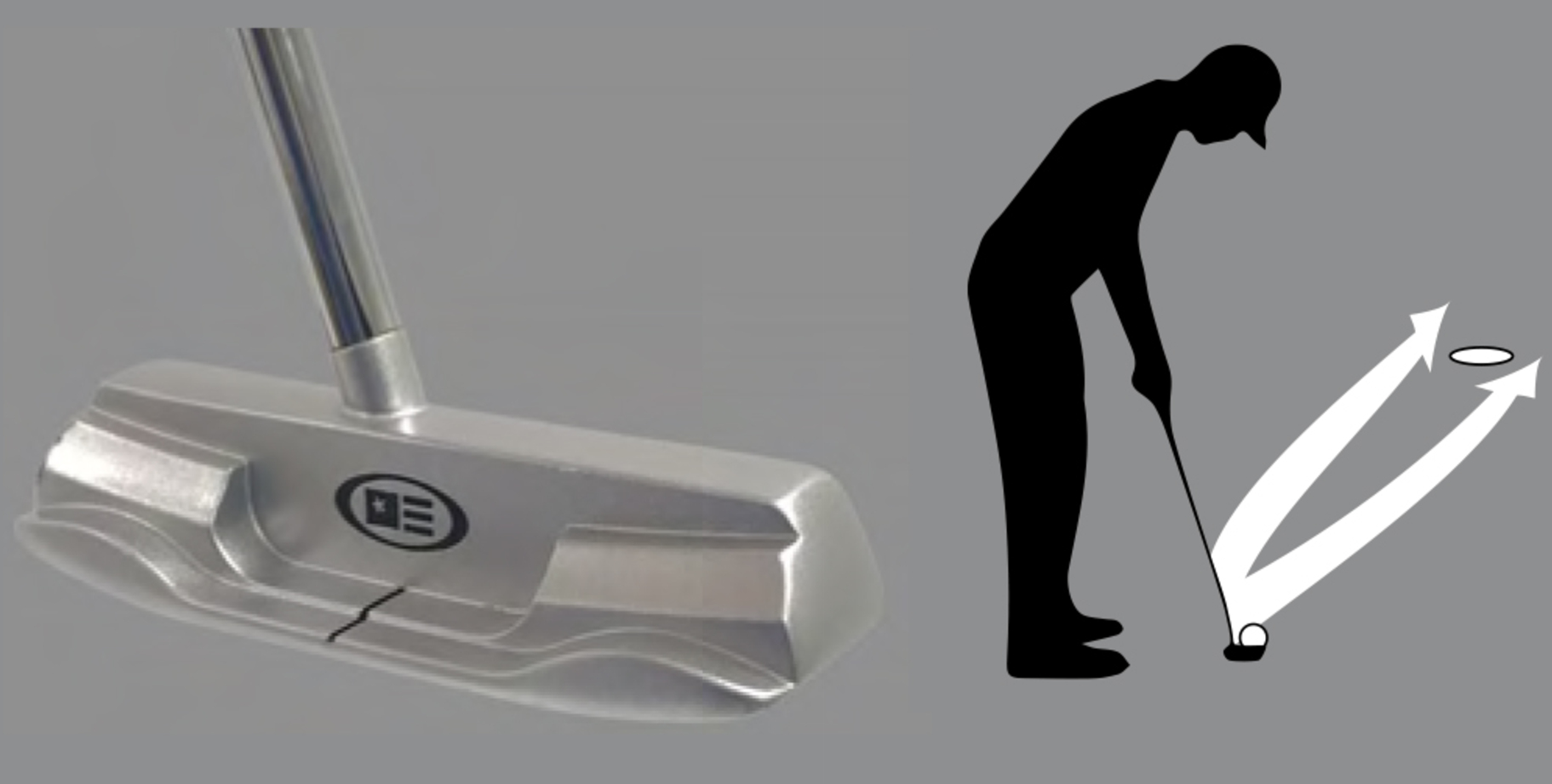 U.S. Kids Golf TS3-51 (130 cm) AIM 2 Junior Putter