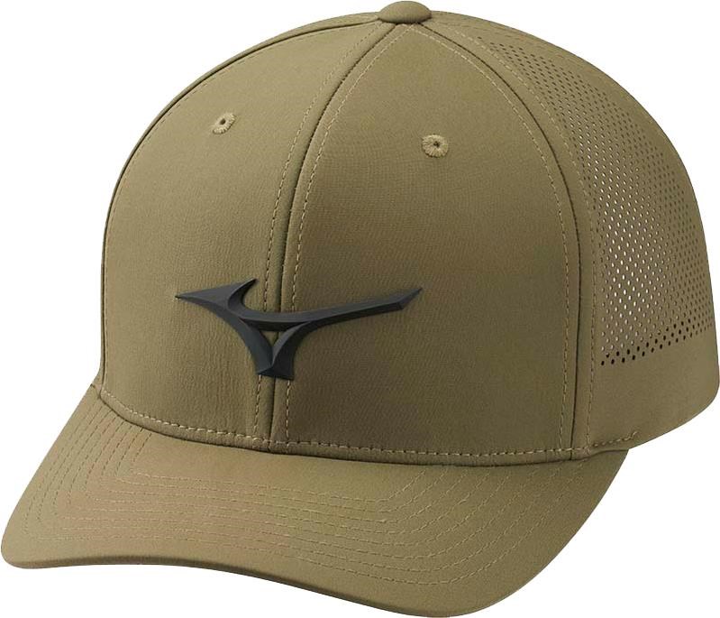 Mizuno Tour Vent Adjustable Herren Cap, dunkle Olive