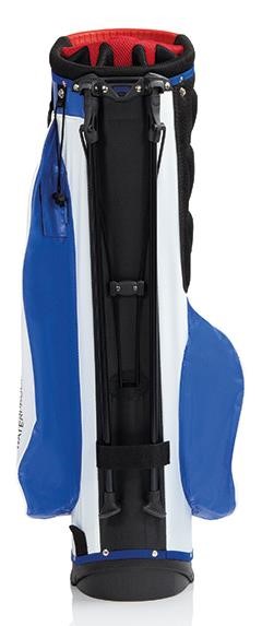 JuCad 2in1 Waterproof stand bag, blau/weiss/rot