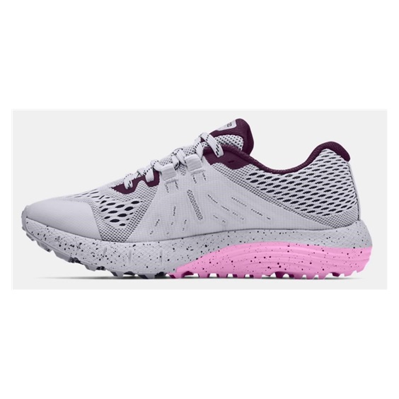 Under Armour Charged Bandit Trail Damen Schuhe, grau/rosa