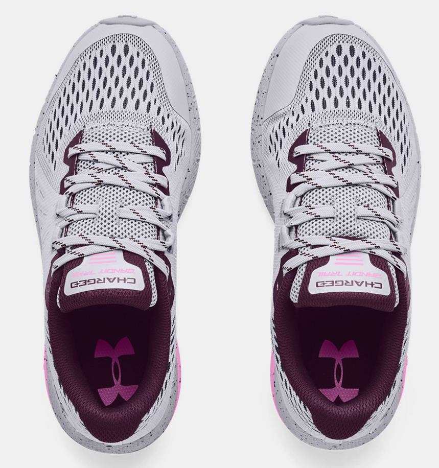 Under Armour Charged Bandit Trail Damen Schuhe, grau/rosa