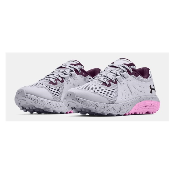 Under Armour Charged Bandit Trail Damen Schuhe, grau/rosa