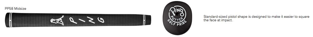 Ping 2021 CA 70 Putter, 32"-36" nachstellbar shaft