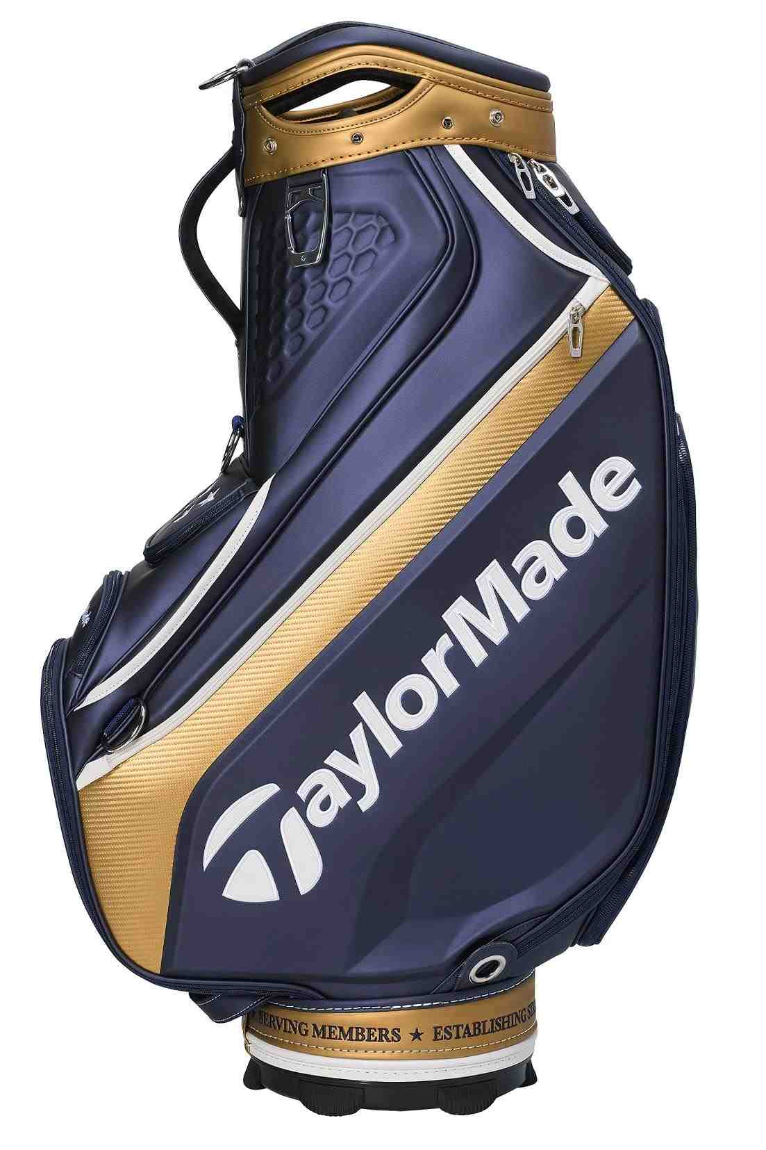 TaylorMade PGA Championship staff bag, limited edition, navy/gold