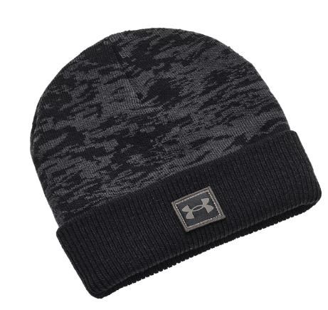Under Armour Graphic Knit Junior Wintermütze, schwarz