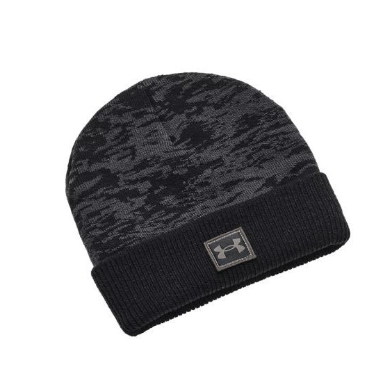 Under Armour Graphic Knit Junior Wintermütze, schwarz