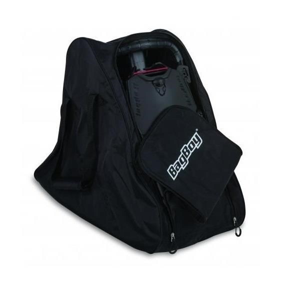 Bag Boy Nitron Golf Trolley, weiss/schwarz + Zubehör