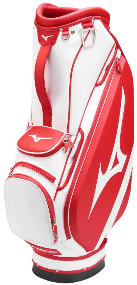 Mizuno Tour Cartbag, weiss/rot