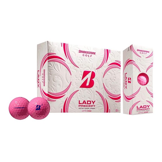 Bridgestone Lady Precept Damen Golfbälle, rosa