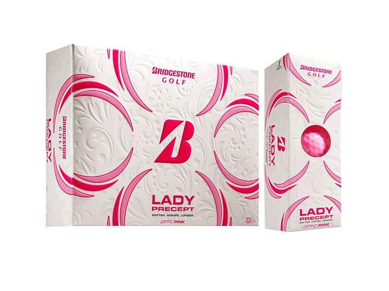 Bridgestone Lady Precept Damen Golfbälle, rosa