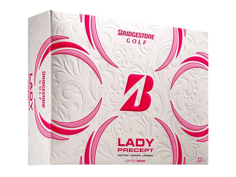 Bridgestone Lady Precept Damen Golfbälle, rosa