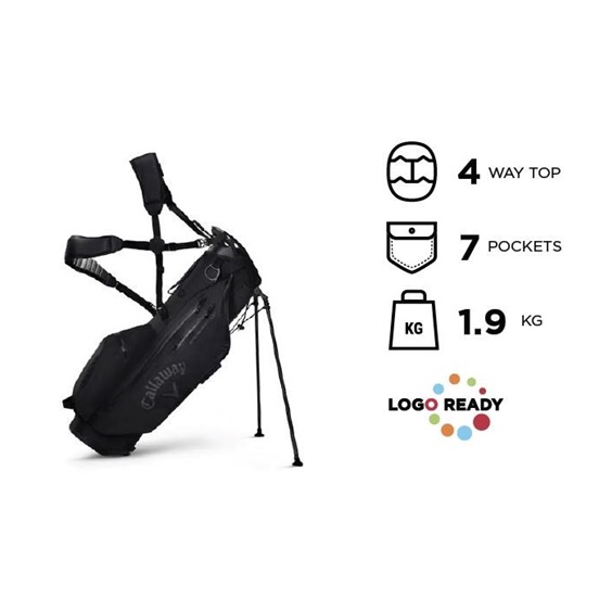 Callaway Fairway C HD DBL Standbag, golf/rot