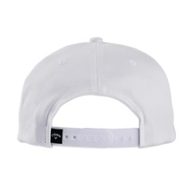 Callaway Flat Bill Herren Golf Cap, weiss