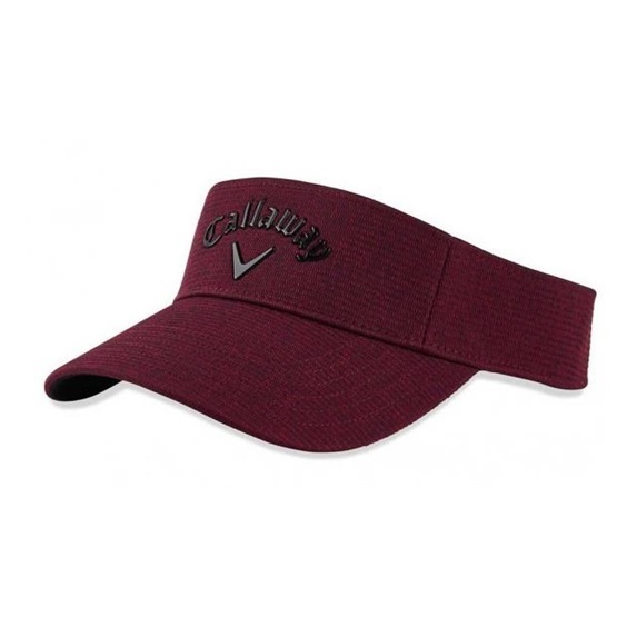 Callaway Liquid Metal Golf Visor, rot/schwarz