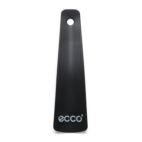 Ecco Metal Shoehorn Schuhlöffel, 14 cm, schwarz