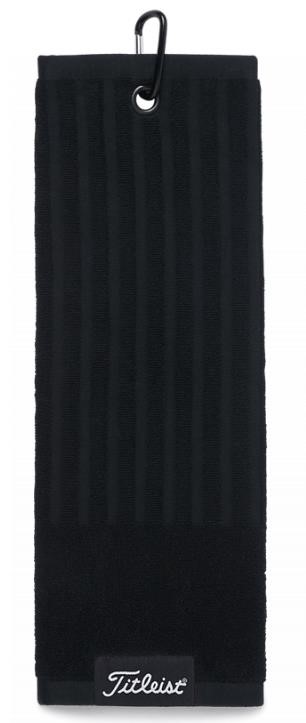 Titleist Trifold Cart Golfhandtuch, schwarz