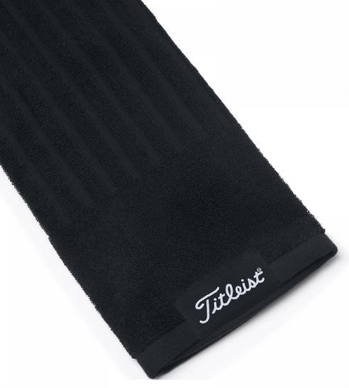 Titleist Trifold Cart Golfhandtuch, schwarz