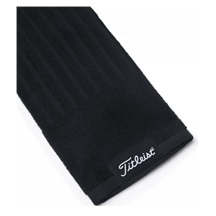 Titleist Trifold Cart Golfhandtuch, schwarz